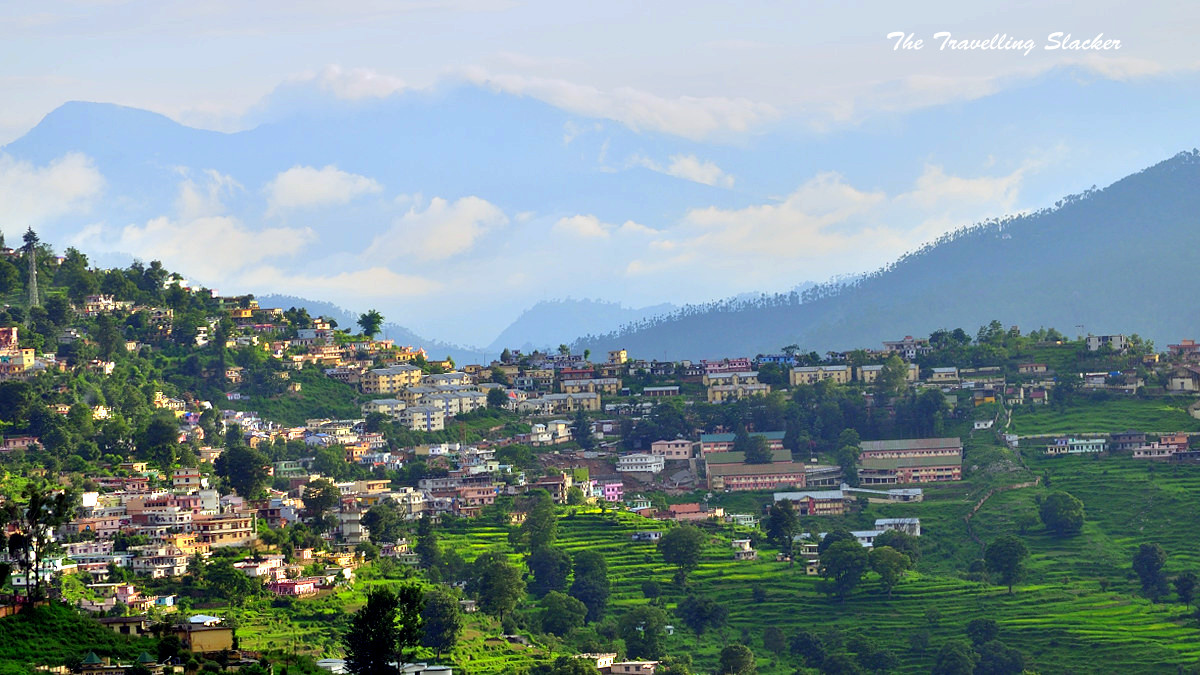 Morning views over Almora before departure